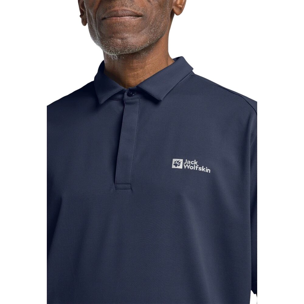 Поло Jack Wolfskin, размер M, синий — фото 1