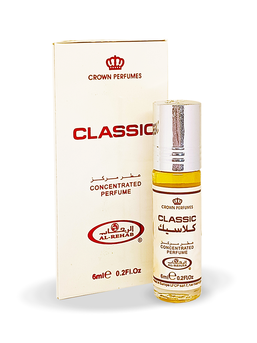 Арабские масляные духи Al-Rehab Perfumes Classic, унисекс аромат, 6 мл