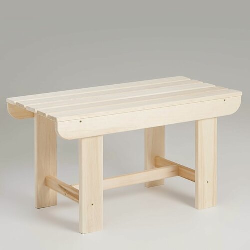 Изображение товара Лавка наличник Добропаровъ, из липы, 80 x 40 x 43,5 см, бежевая