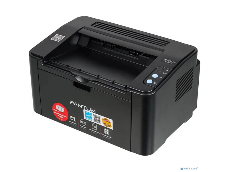 Pantum P2207 A4, принтер, лазерный, черно-белый, 20стр/мин, 1200x1200dpi, 600мгц, 64мб, USB, 1600стр/картридж, чёрный корпус (P2207)(001564) — фото 1