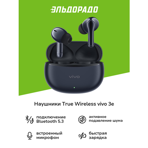 Наушники True Wireless vivo 3e XE W30 синие 4630₽
