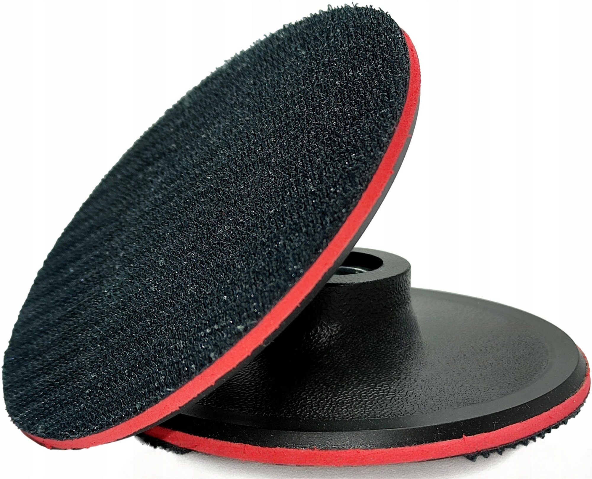 Тарелка опорная, для УШМ/Дрели, ABS-пластик, диаметр 100мм, черная