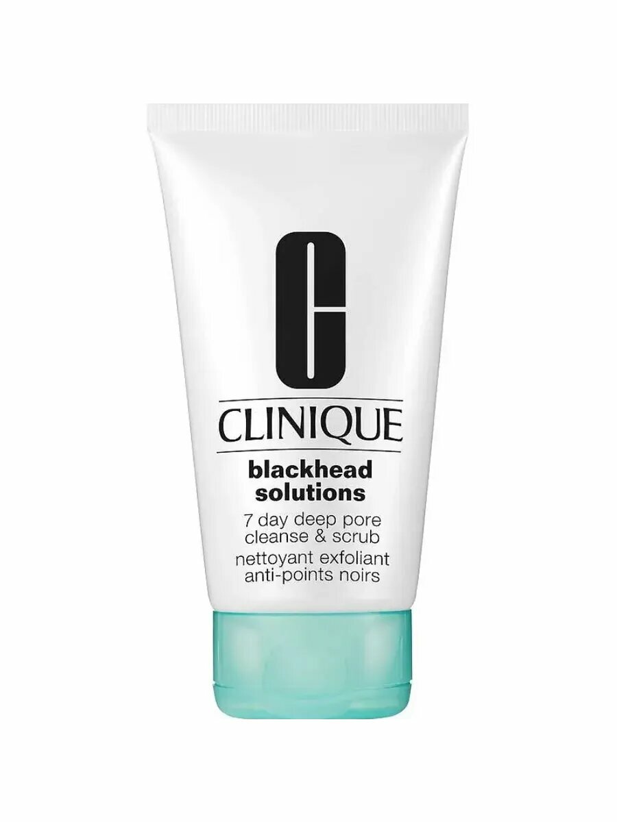 Clinique Blackhead Solutions 7 Day Deep Pore Cleanse and Scrub - Скраб для лица для глубокого очищения пор, 125 мл.