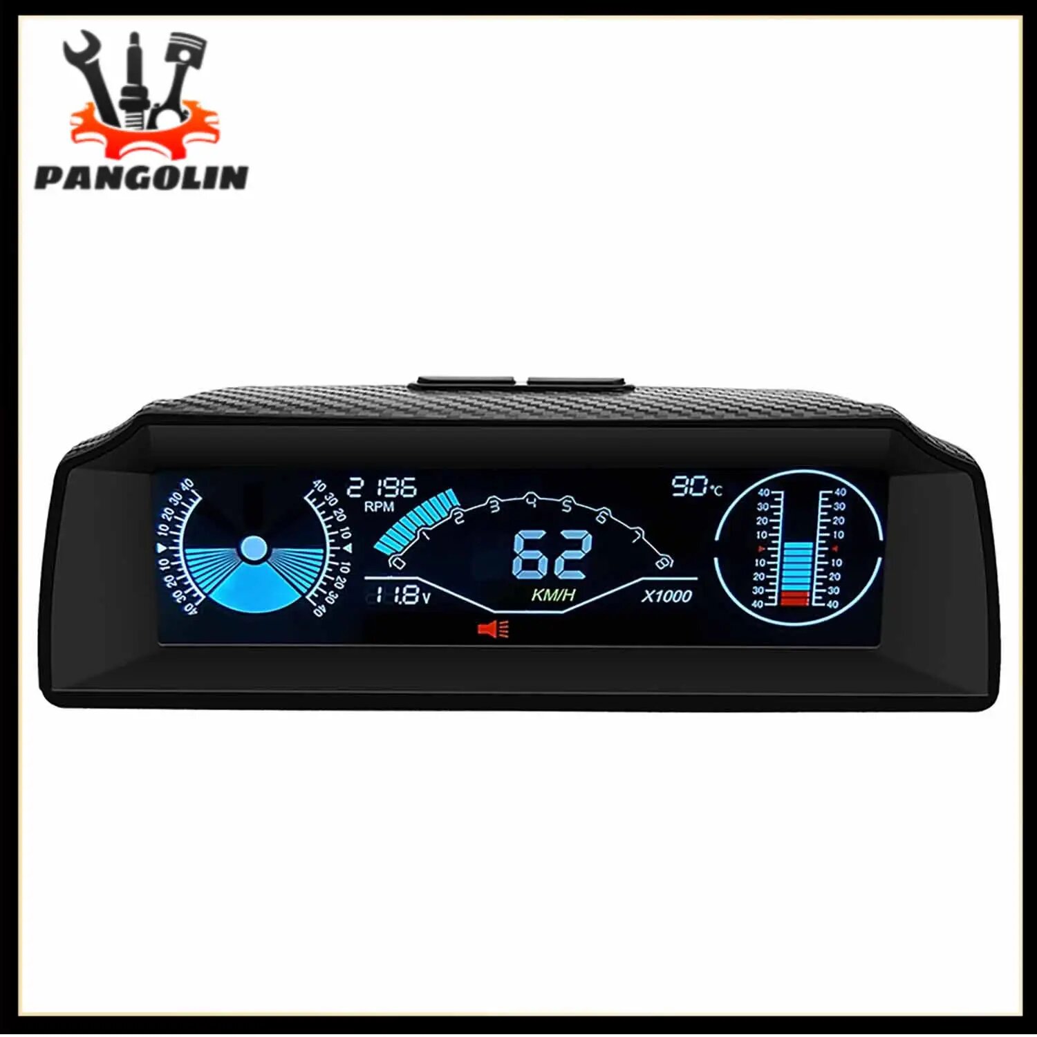 Автомобильный многофункциональный датчик OBD2, HUD, цифровой спидометр, наклонный дисплей, автомобильная электроника, проекционный дисплей, часть автомобильной электроники