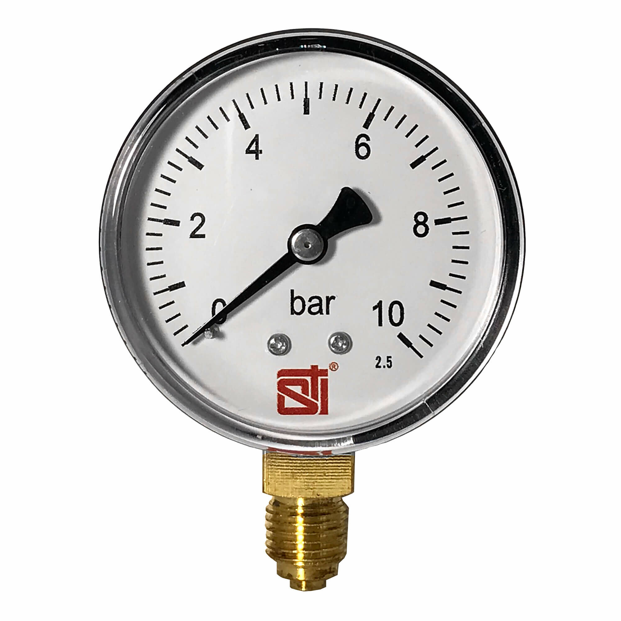 Манометр радиальный STI 10 bar (G 1/4