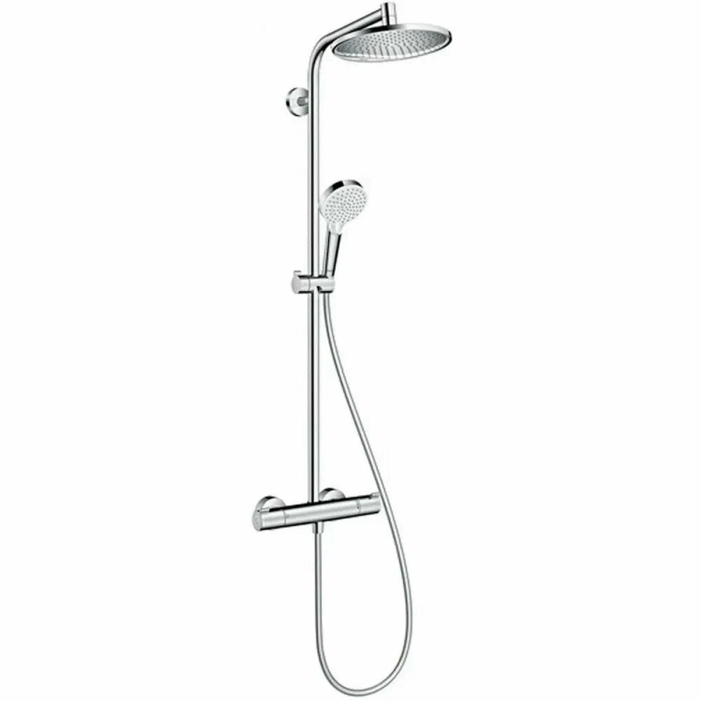Душевой комплект с термостатом Hansgrohe Croma 100 Multi Combi 27085000 хром