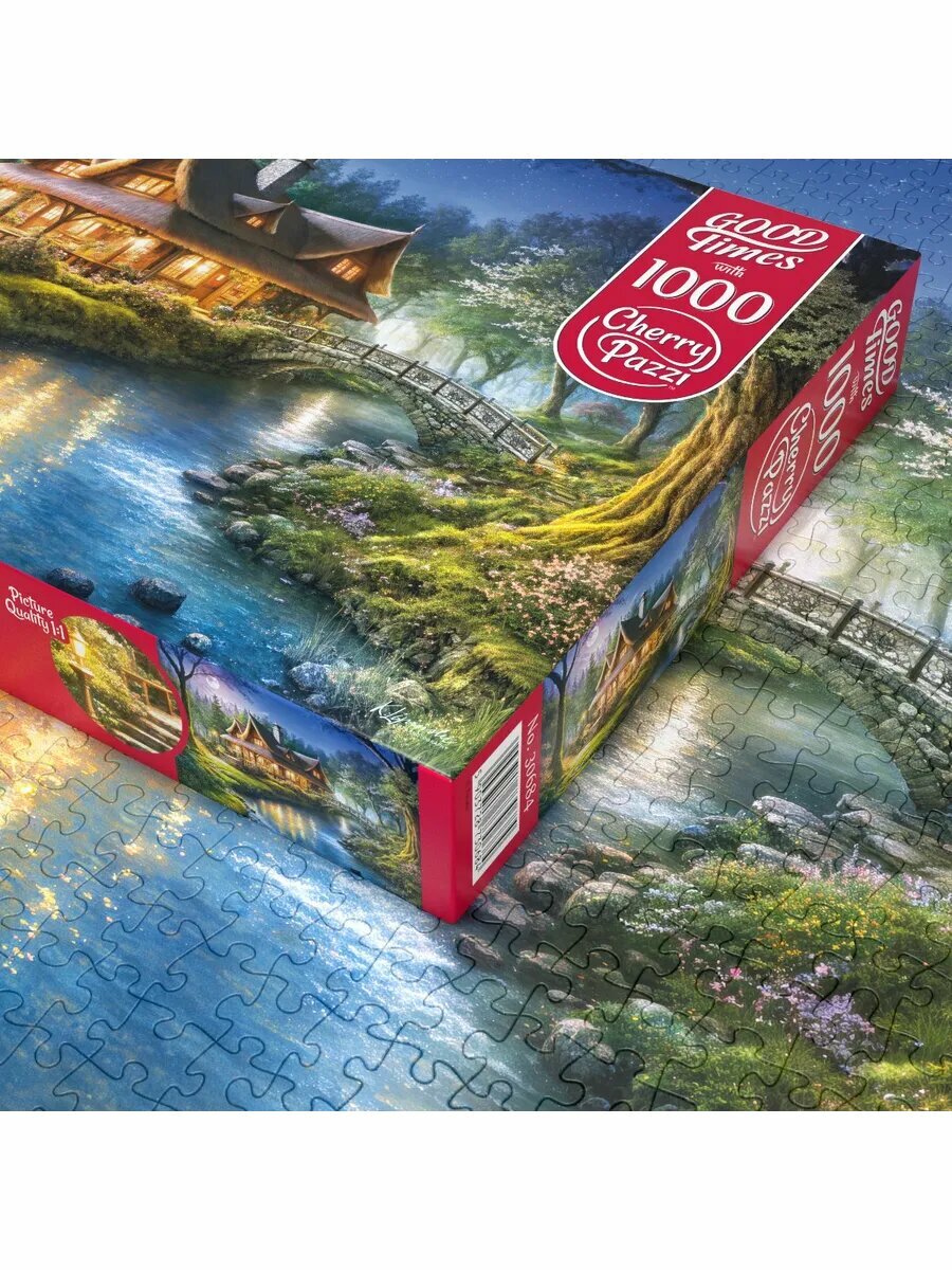 Пазл для взрослых 1000 элементов Лесной коттедж, Cherry Pazzi — фото 1