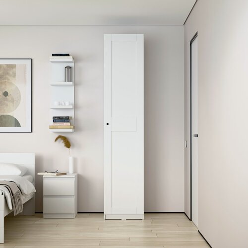 Изображение товара Шкаф ГУД лакк Макс, 1 распашная дверь, 50 х 61 х 233 см, белый