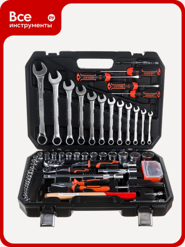 Изображение товара Набор автомобильного инструмента Gigant 88 предметов, Сталь Cr-V, GAS 88