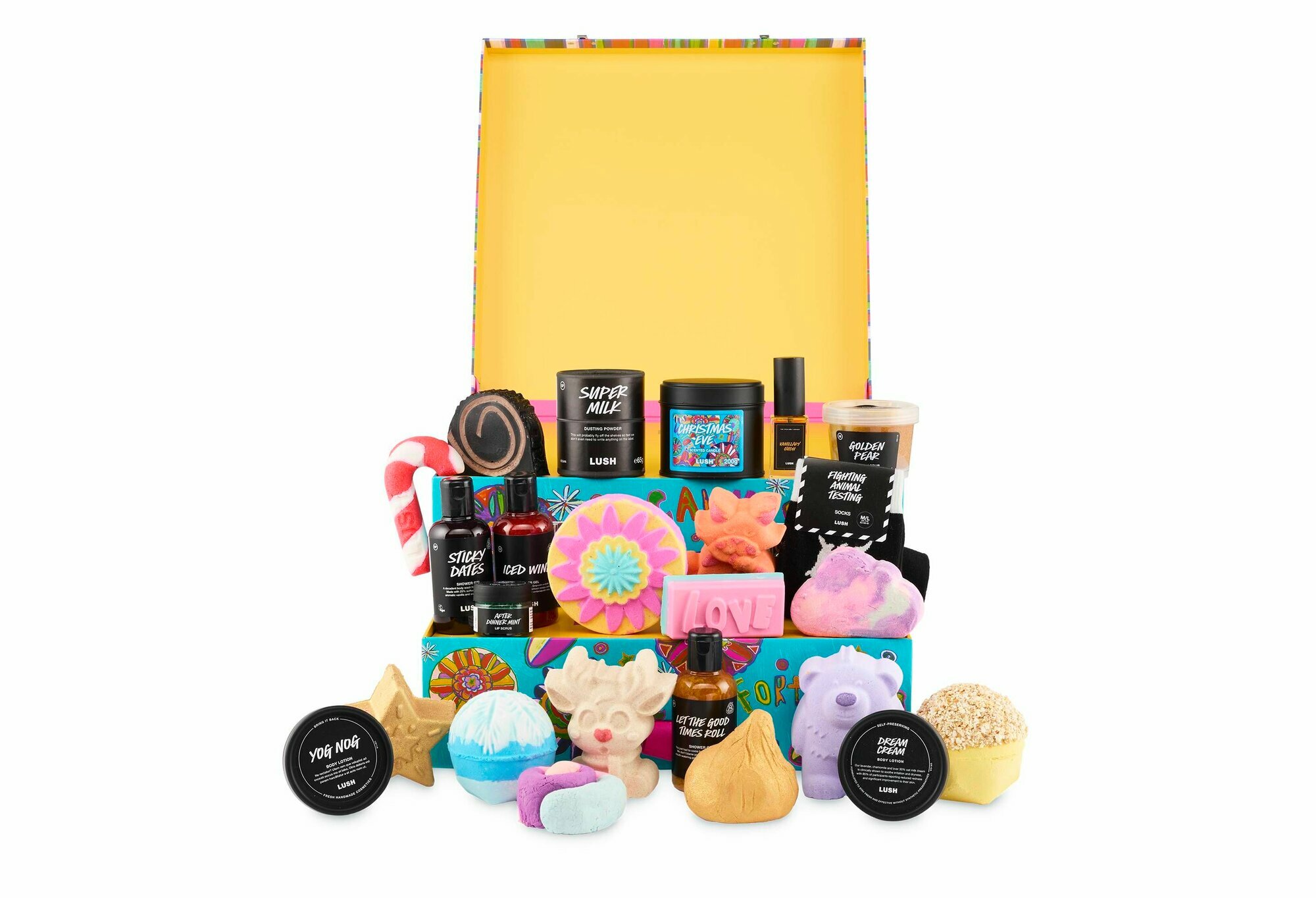 Lush Косметический адвент календарь на 25 дней 2025 (25 продуктов)