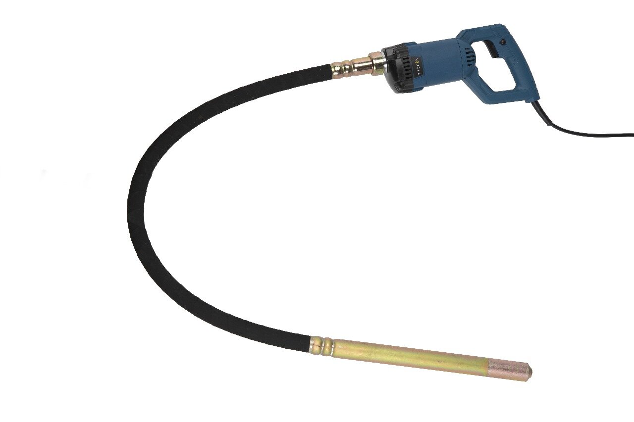 Вибратор портативный для бетона Zitrek ZKVD1550 вал 1.5м. со встроенной булавой ф-35мм 083-3206