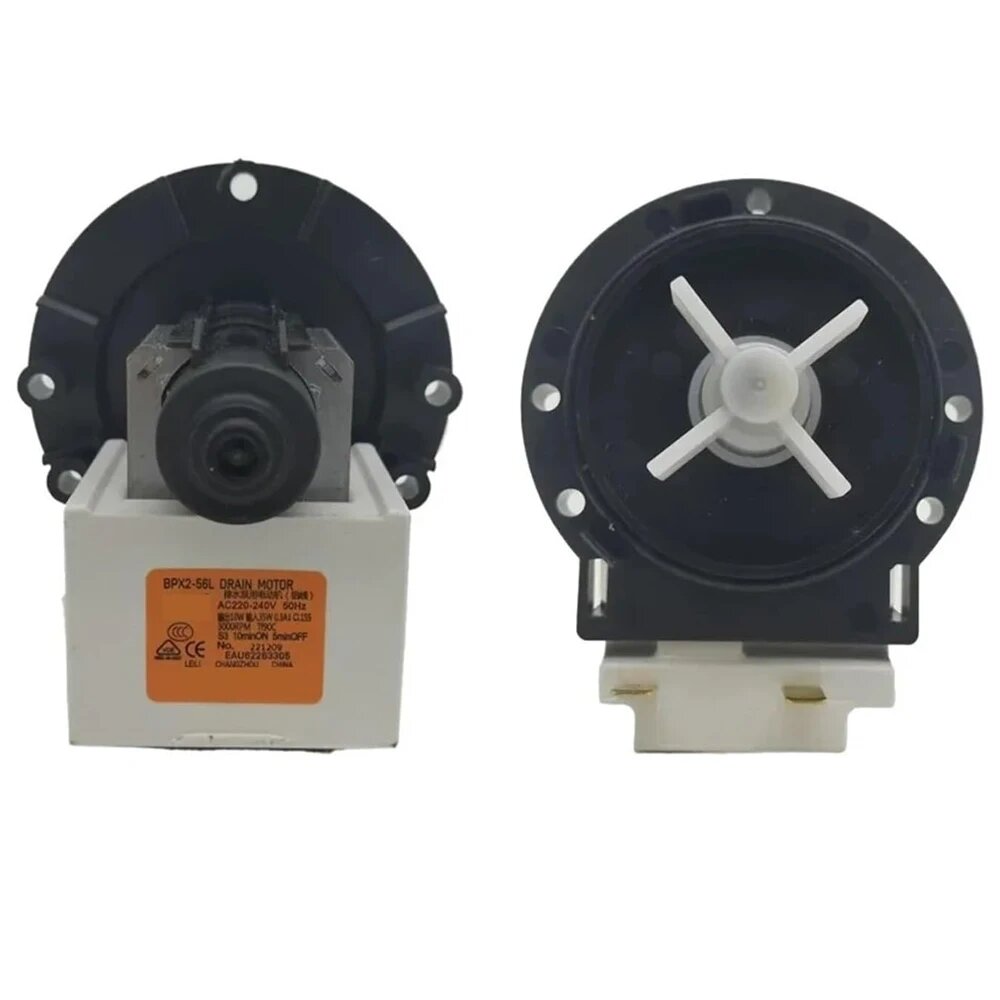 BPX2-56L BPX 2-56L EAU62263305 Двигатель сливного насоса AC220-240 В 50 Гц, совместимый с деталями дренажа стиральной машины L/G
