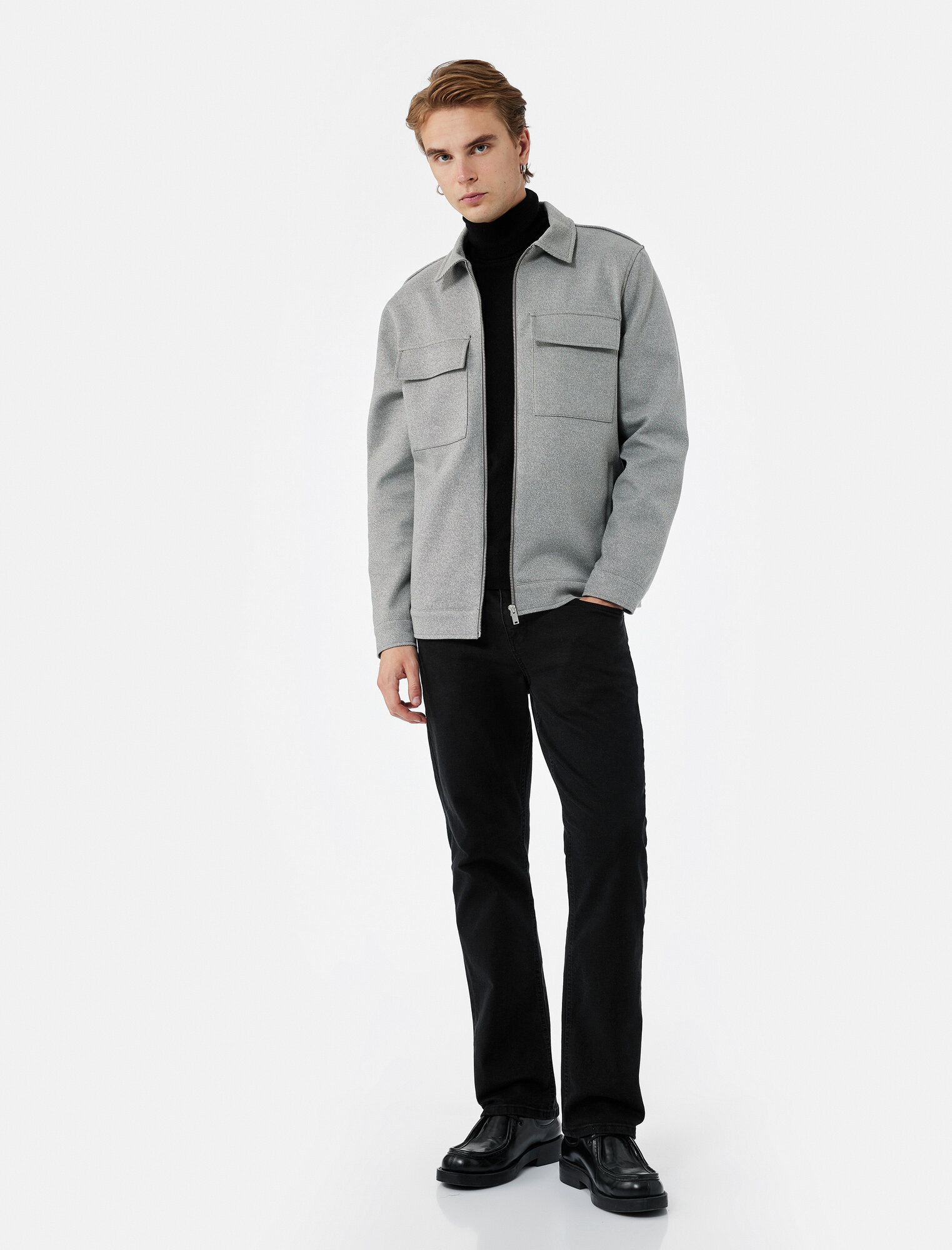 Джинсы KOTON размер W33 L34 (рост 188 см) черный