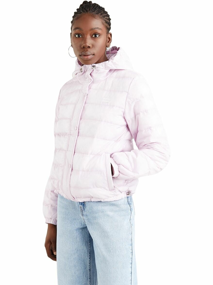 Куртка Levi's Women Edie Packable Jacket, размер XS, розовый,