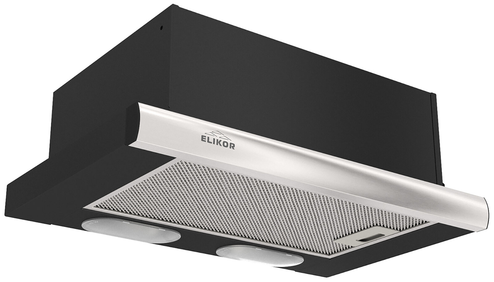 Вытяжка Elikor Интегра 50П-400-В2Л КВ II М-400-50-250 черный/нерж.