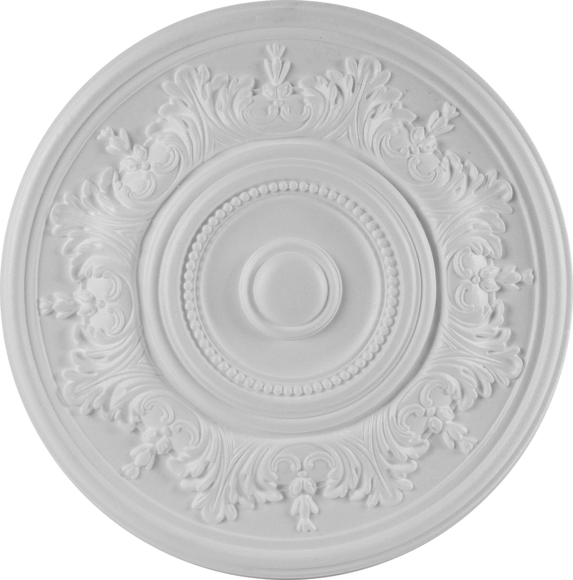 Розетка потолочная полистирол белая Формат 520А 52 см