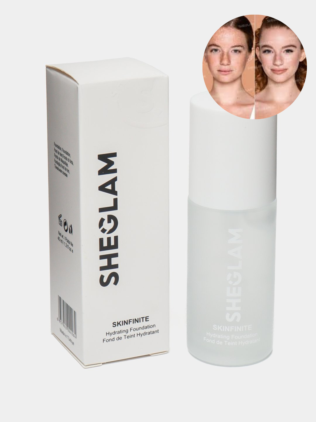 Основа под макияж SHEGLAM, база, праймер для кожи лица, бесцветный, универсальный, 40 мл
