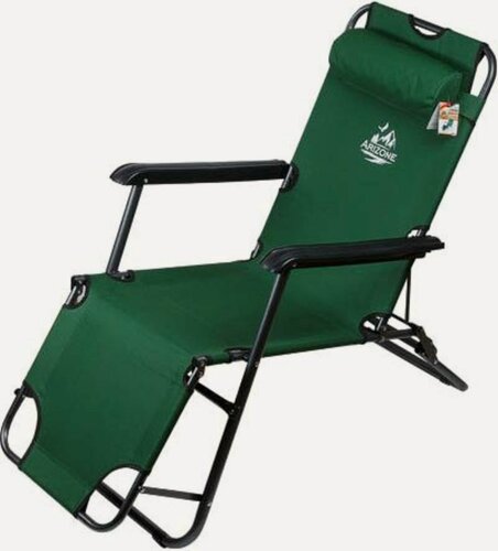 Изображение товара Кресло-шезлонг Arizone AR-1-GN, складное, металл/текстиль, цвет зелёный