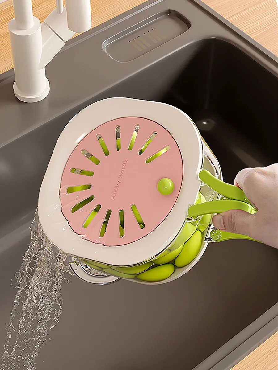 Дуршлаг кухонный нержавеющая сталь диаметр 15см один предмет