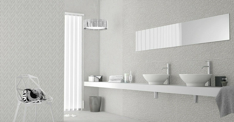 Керамическая плитка Emigres Kiel Blanco Agora XL настенная 25x75 см белый