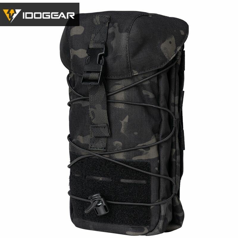 Тактическая сумка GP IDOGEAR Сумка общего назначения MOLLE Sundries для утилизации страйкбольного снаряжения (Multicam Black) 3574