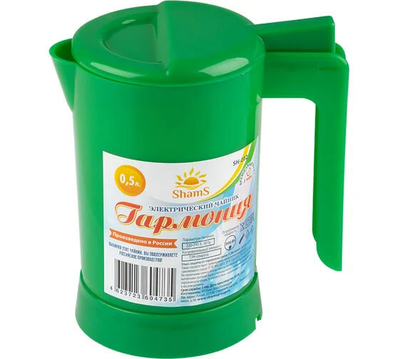 Чайник гармония SH-002 зеленый