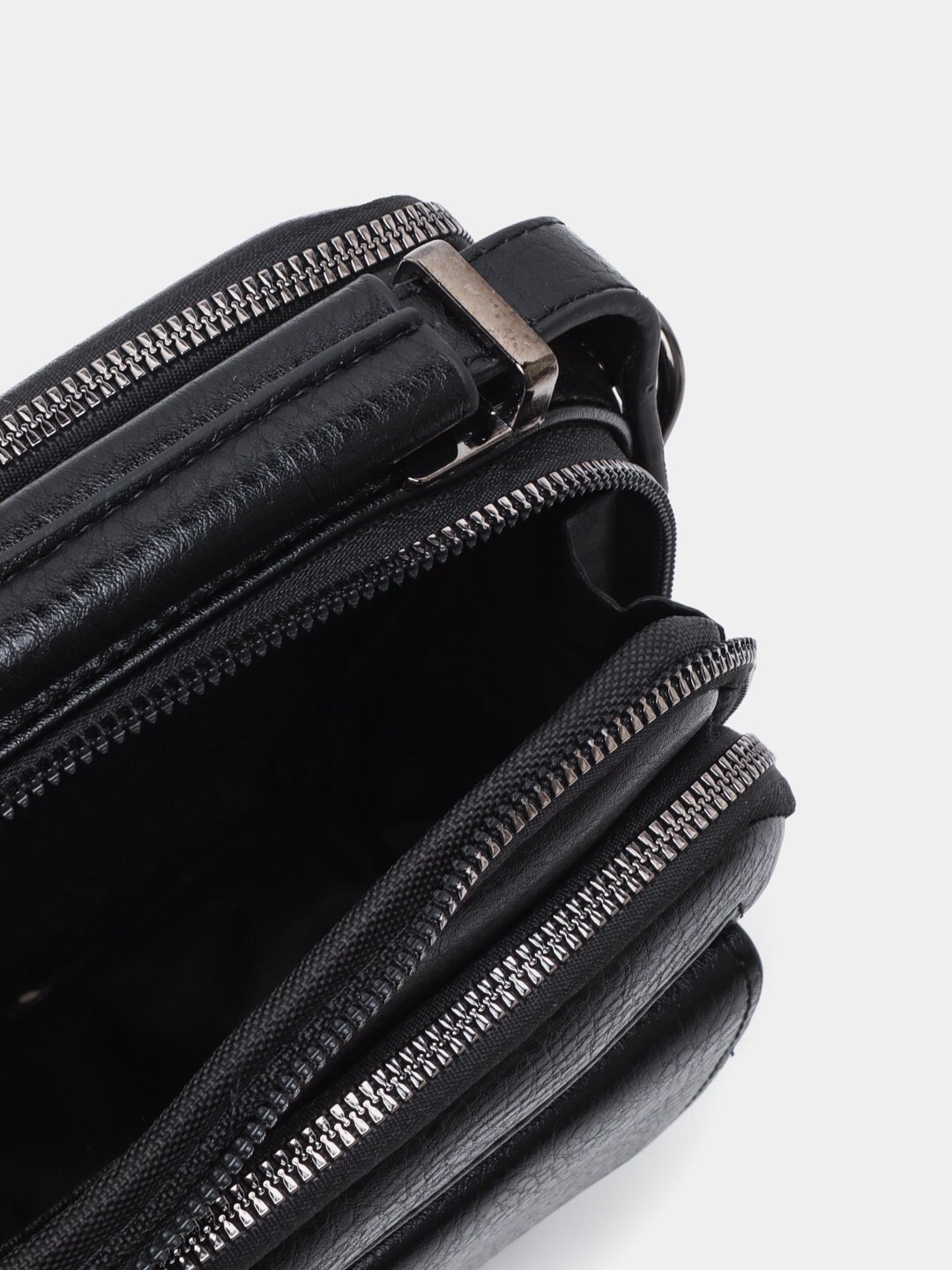 Сумка , фактура гладкая, черный — фото 1