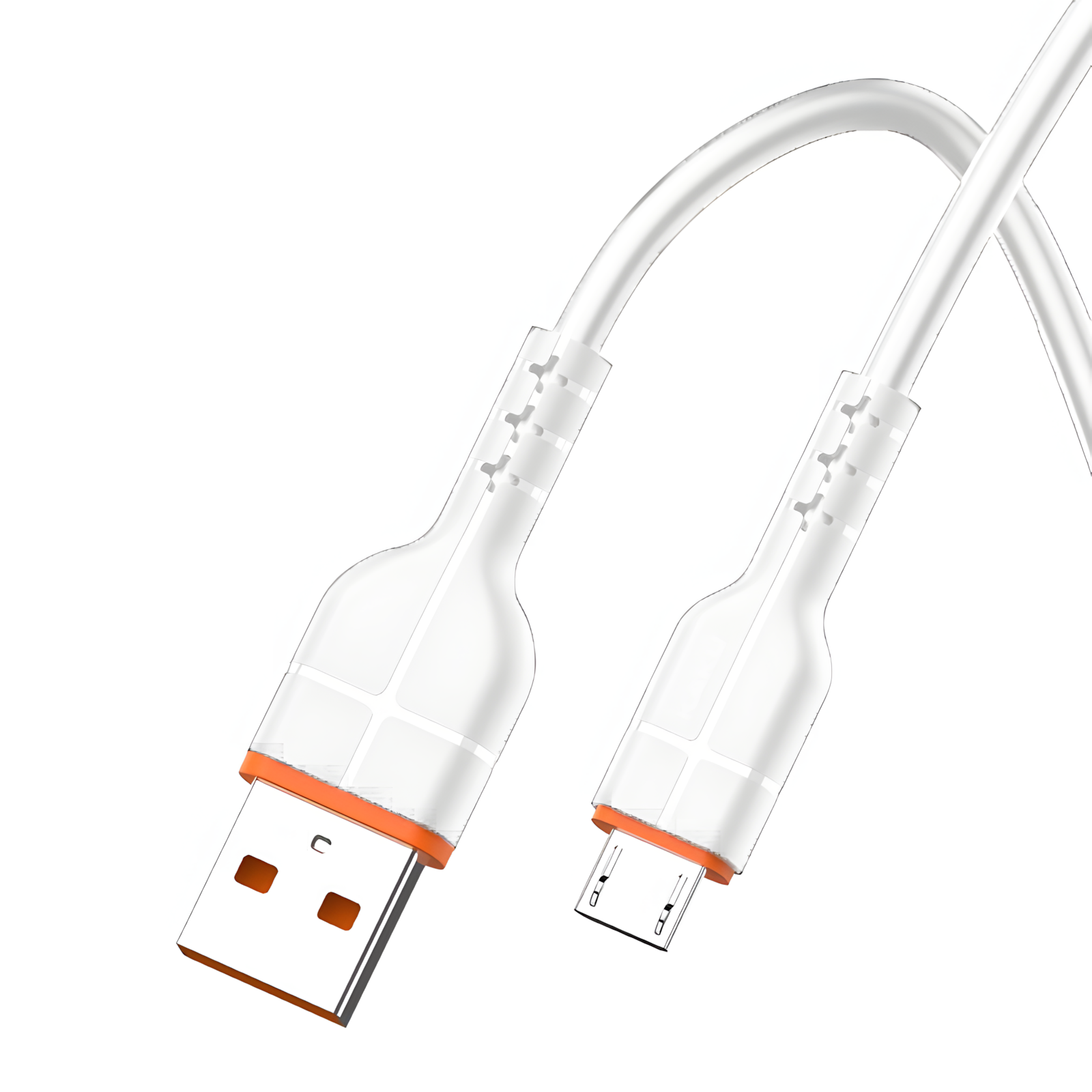 Кабель USB KAKUSIGA KSC-299 Micro USB, белый, 1м, быстрая зарядка и передача данных