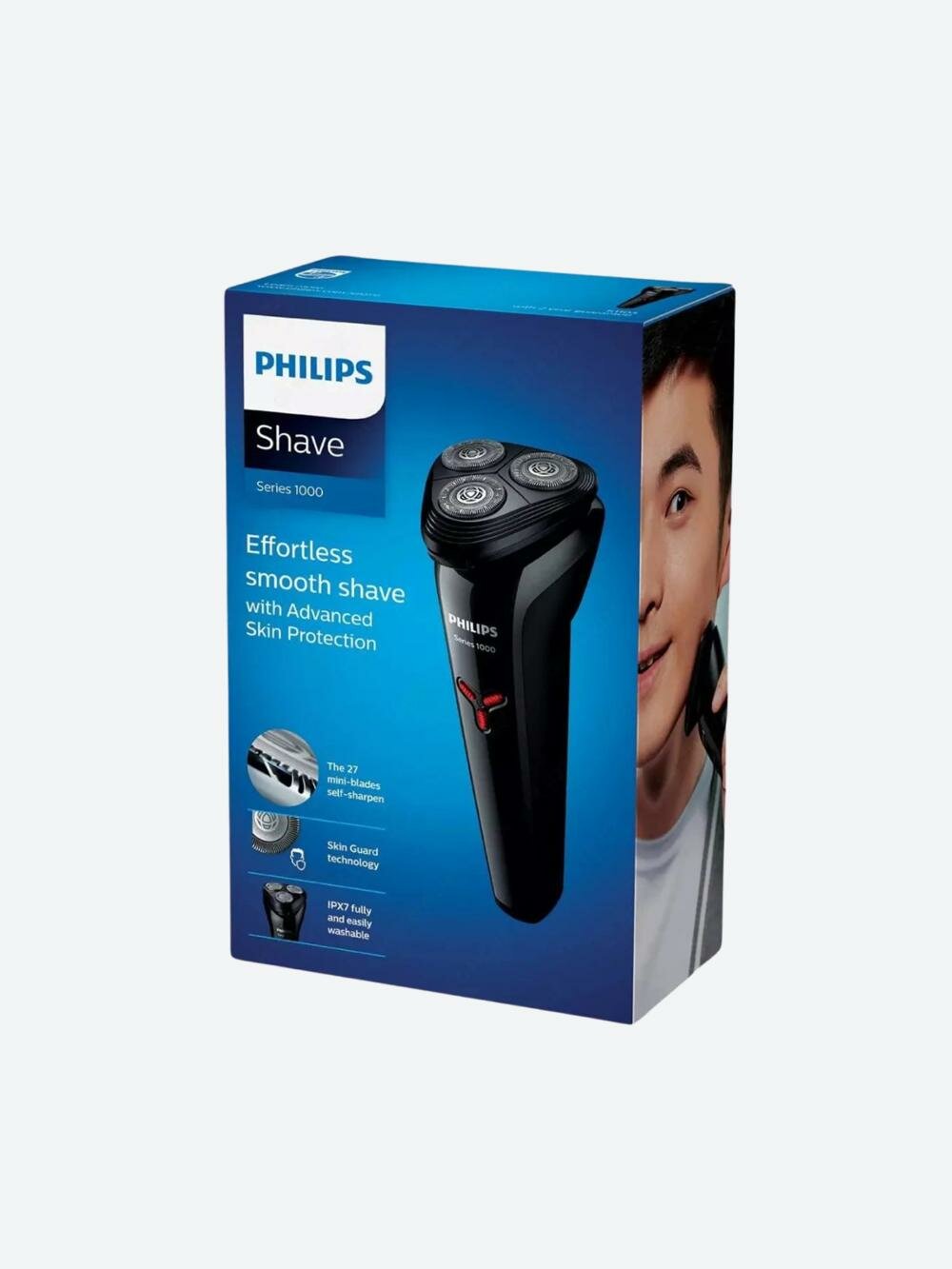 Электробритва Philips S1103/02, роторная, питание от аккумулятора