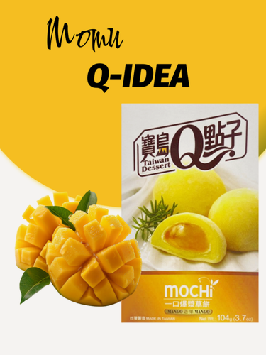Изображение товара Моти Q-idea со вкусом сочного, спелого и сладкого манго 103 г, Тайвань