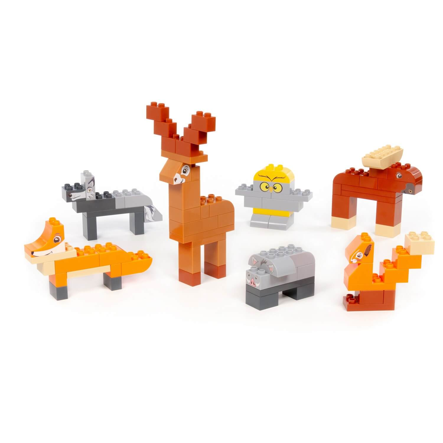 Конструктор Полесье "Макси" Лесные жители (80 элементов) — фото 1