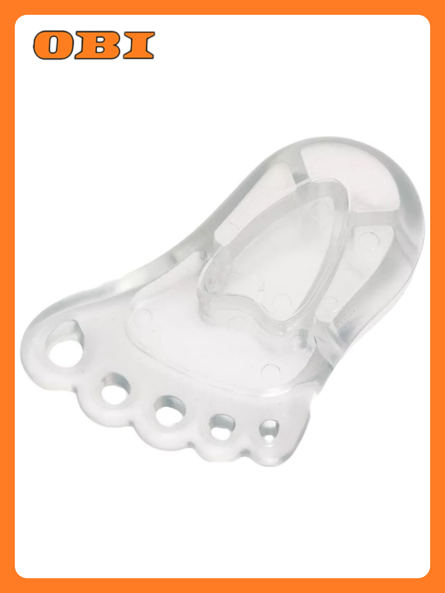 Дверной стопор PALLADIUM BS 46.42 для межкомнатных дверей прозрачный резиновый