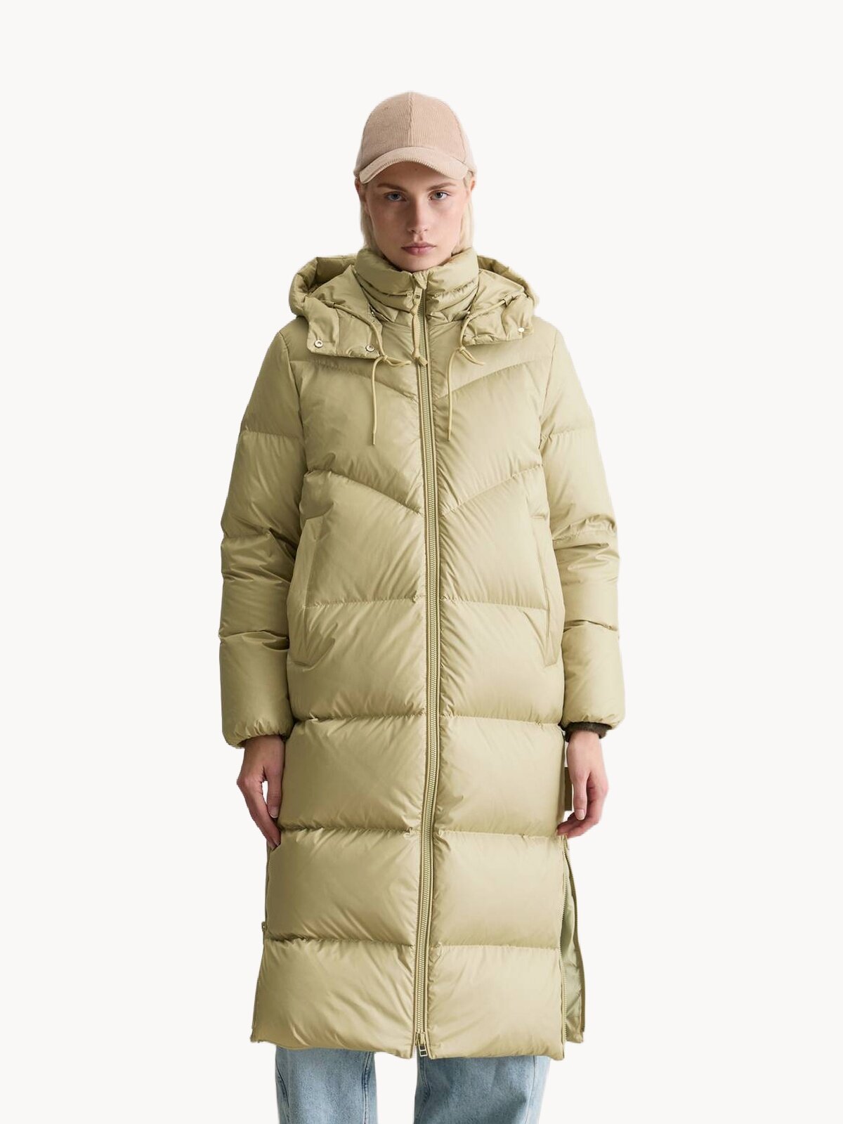 Пуховик Marc O'Polo, размер XS, зеленый