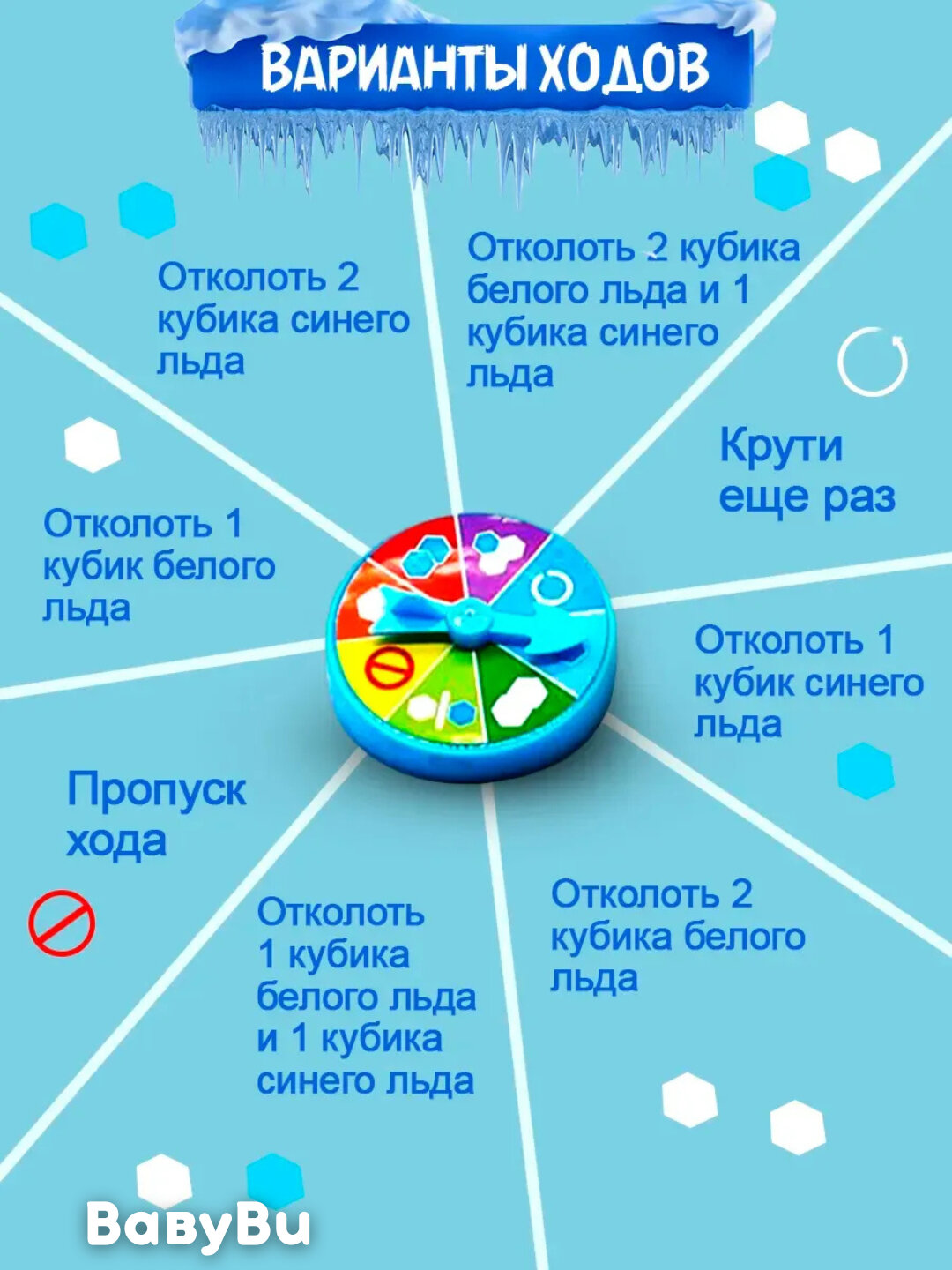 Игра Пингвин на льдине, головоломка, игрушка с молотками, настольная игра — фото 1