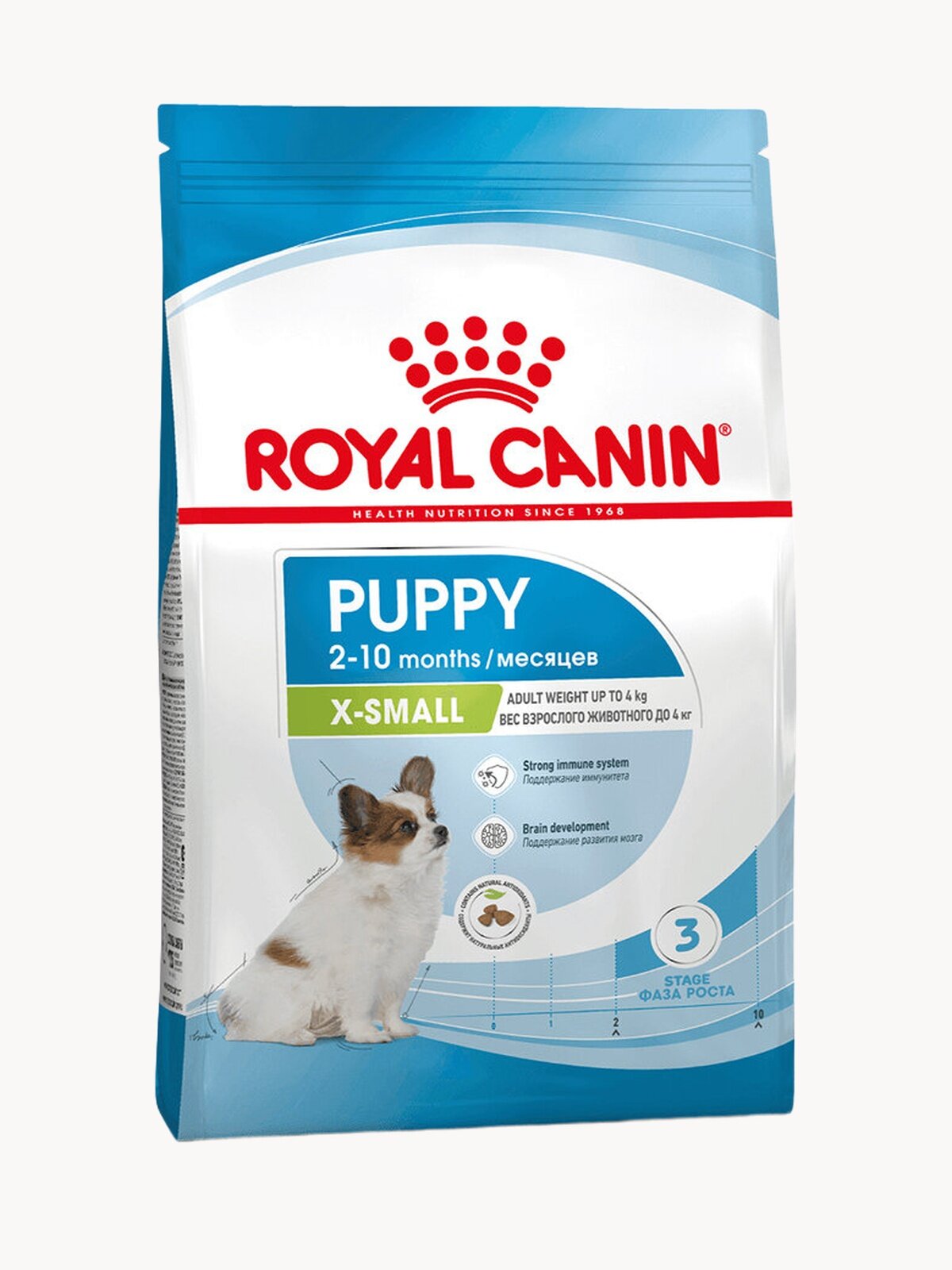 Сухой корм для щенков Royal Canin X-Small Puppy для миниатюрных пород, 0,5 кг