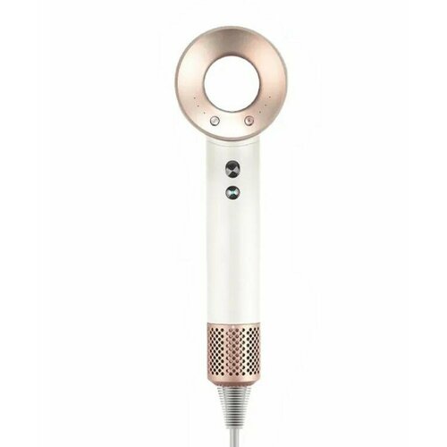 Фен для волос профессиональный Супер фен для укладки волос 5 магнитных насадок ионизация White Golden 357000₽