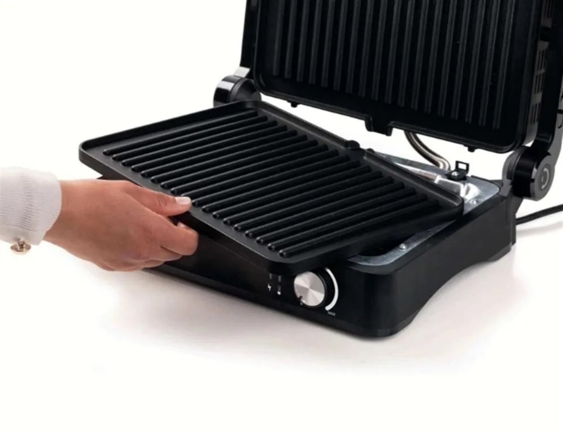 Электрогриль Ariete BKMETAL 1934 мощность 2000 Вт антипригарное покрытие