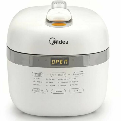 Мультиварка-скороварка Midea MPC-6004 1000 Вт чаша 5 л 13 программ белый 6500₽