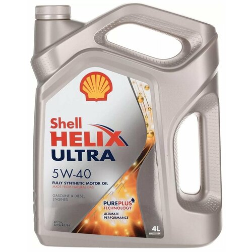 Масло моторное SHELL Helix Ultra Синтетическое 5W-40 CFSN 4 Л 5150₽
