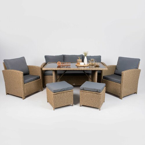 Комплект садовой мебели из ротанга