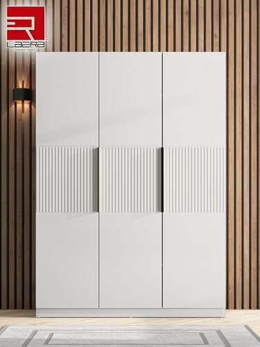 Изображение товара LAERA Шкаф распашной для одежды 120х52х210 см тейлор белый