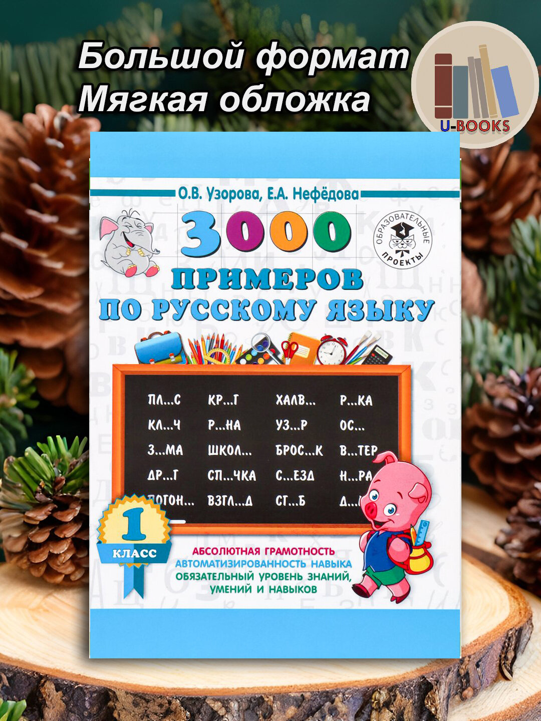 3000 примеров по русскому языку, 1 класс, О. В. Узорова, Е. А. Нефедова