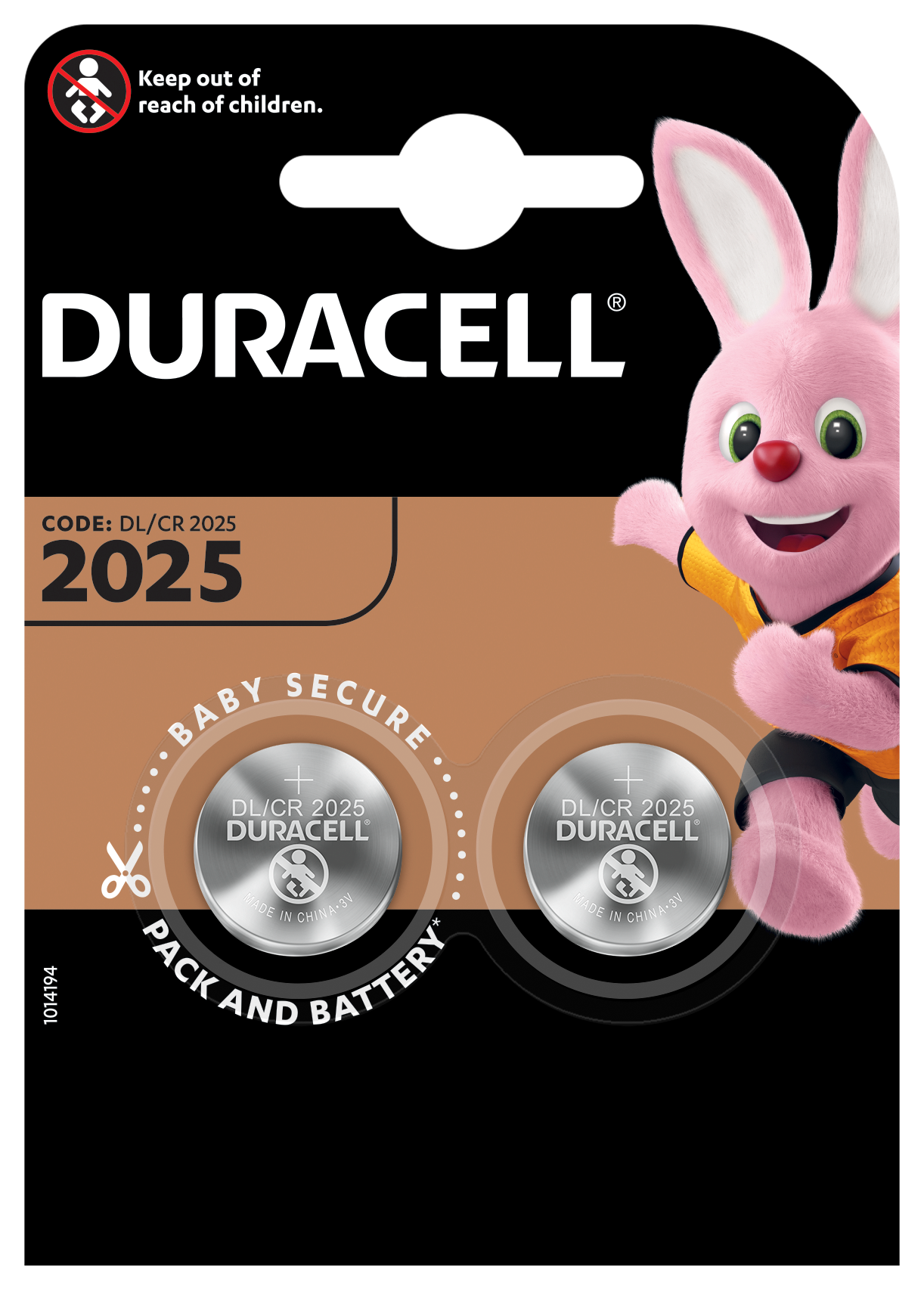 Duracell Литиевые Батарейки CR2025 (2 шт) — фото 1