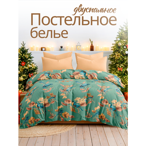 Постельное белье 2 спальное Ночь Нежна Анея наволочки 70х70 перкаль 100 хлопок 2501₽