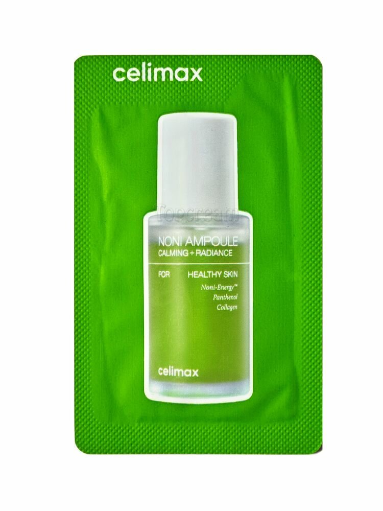 2 шт Пробник-Сыворотка для лица Celimax "Real Noni Energy", восстанавливающая, с нони, 1.5 мл