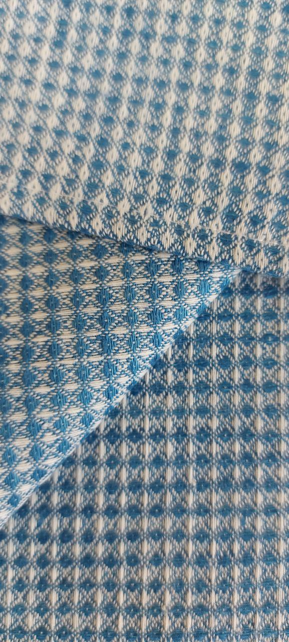 Полотенце для лица, рук Оршанский льнокомбинат, Лен, Хлопок, 50x70 см, синий - фотография № 2