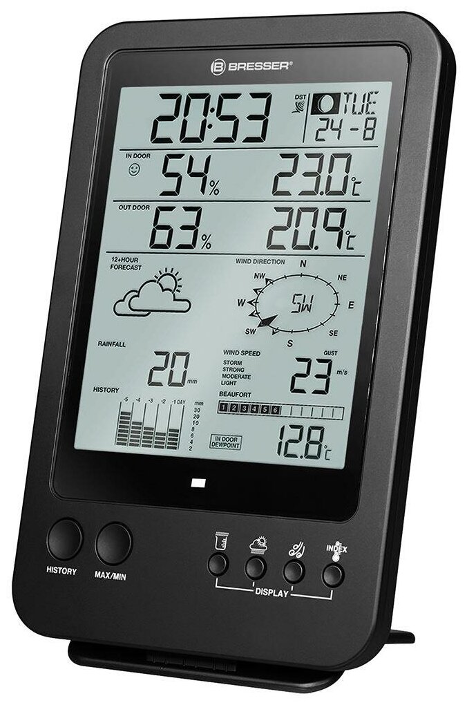 База для метеостанций Bresser "5 в 1", черная 75712 Bresser 75712
