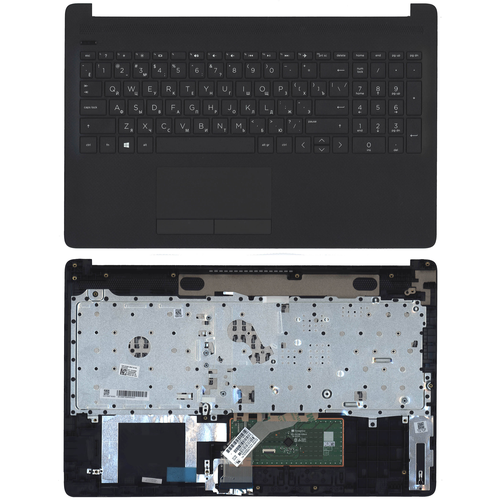 Клавиатура (keyboard) для ноутбука HP 15-DB, 15-DA, топкейс, черный