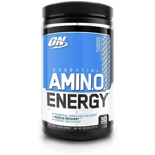 Черничный лимонад Optimum nutrition Essential AmiNO Energy 270 г (Optimum Nutrition)