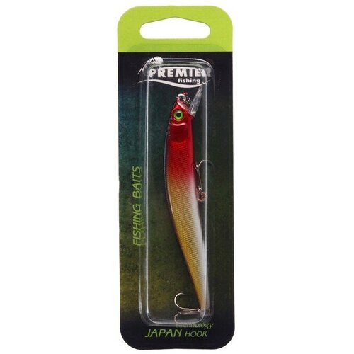 воблер premier minnow pro 90 мм 8 3 г минноу плавающий 0 4 1 2 м цвет 006 pr m90 006 1 Воблер PREMIER Minnow-pro, 90 мм, 8.3 г, минноу, плавающий (0.4-1.2 м), цвет 002 (PR-M90-002)